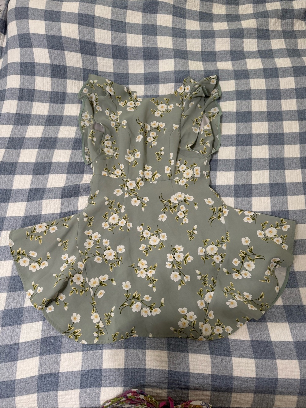 Snidel Floral Mini Dressフラワーフィット＆フレアワンピース（Flower Fit & Flare Dress